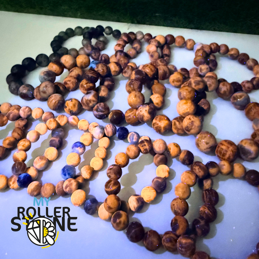 Bracelet en Afghanite 8/10/12/15 MM