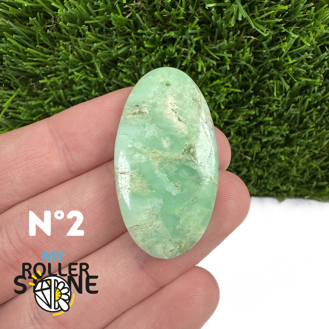 Pendentif Chrysoprase Percé