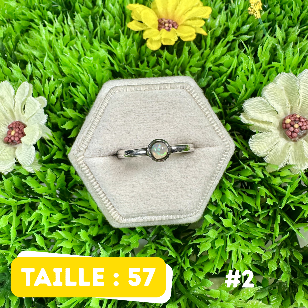 Bague Opale Éthiopienne #2