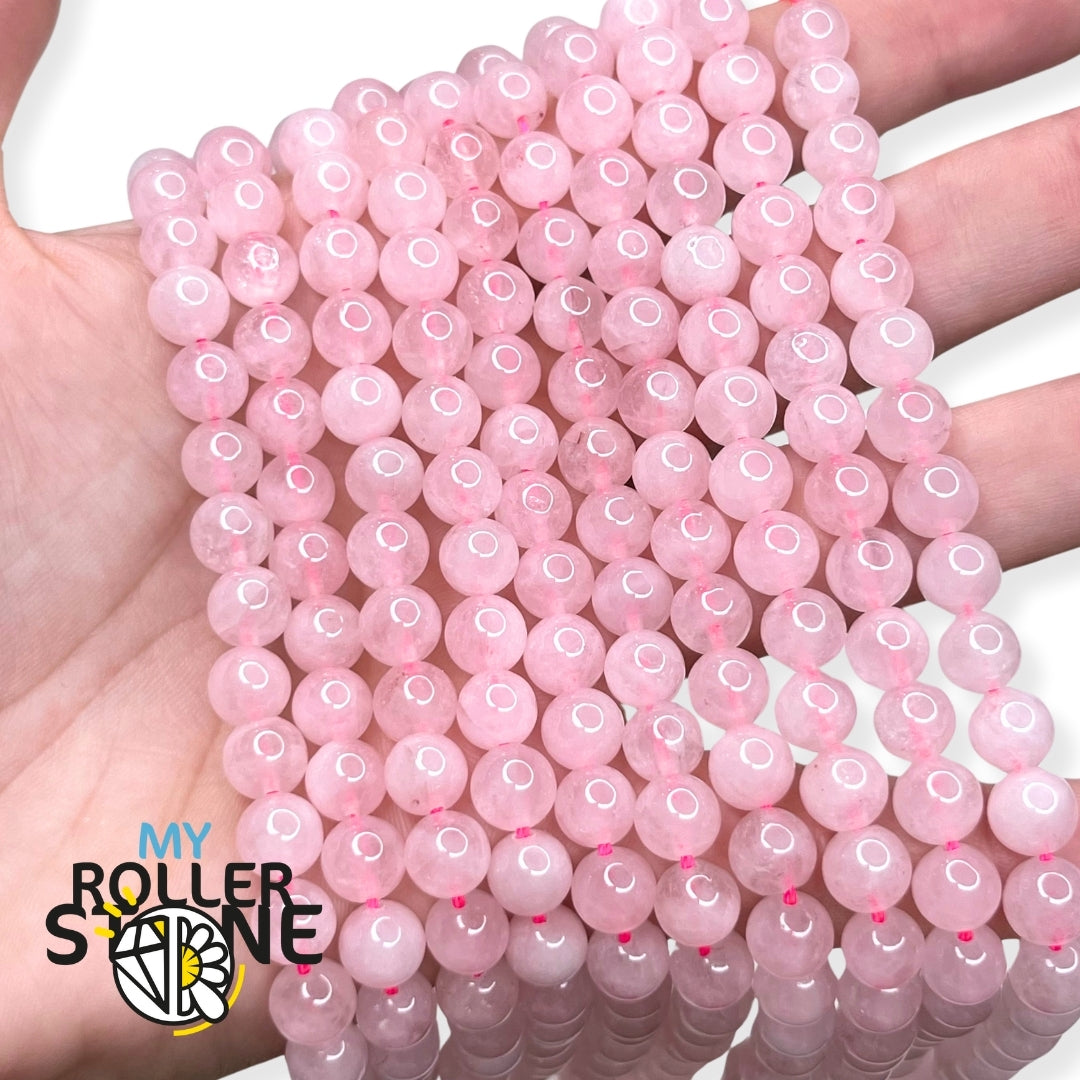 Perle Quartz rose 1A 6 MM 