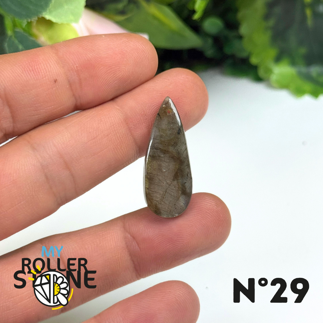 Pendentif Percé Labradorite Multi Fire 5A