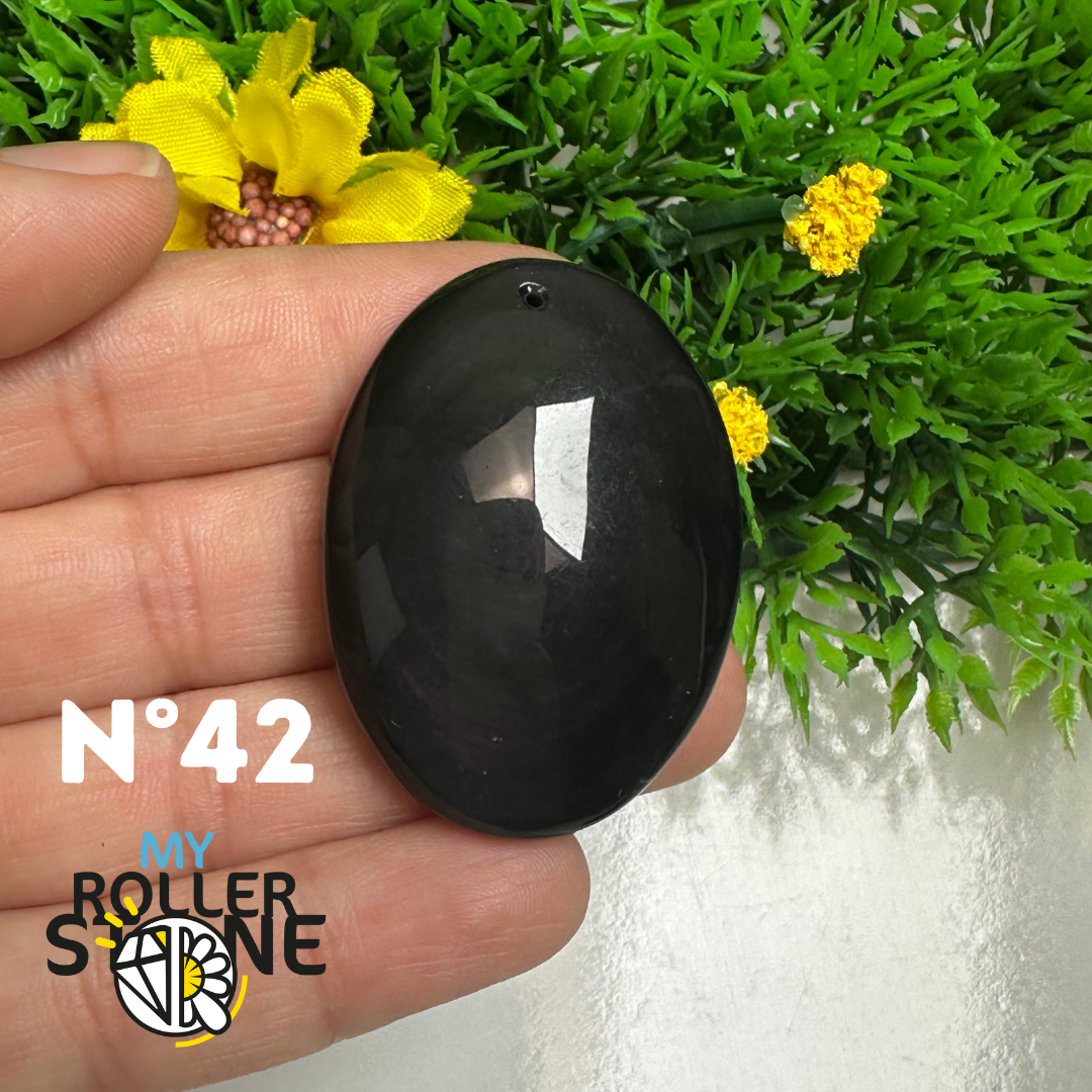 Pendentif Obsidienne Arc-en-Ciel 5A (Oeil céleste)