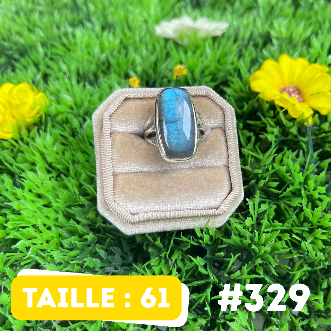 Bague Labradorite Bluefire #329
