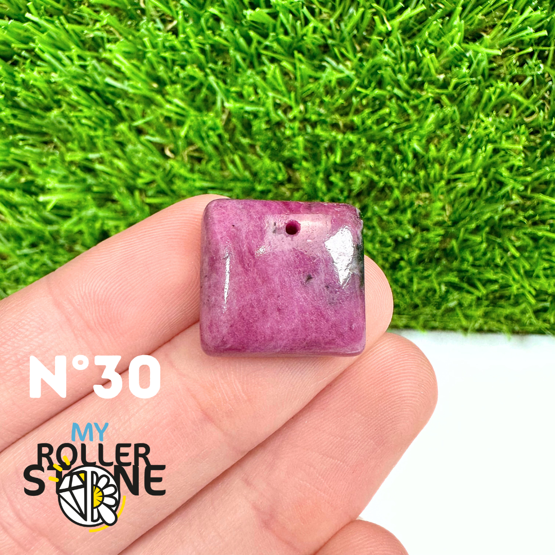 Pendentif Percé Rubis 3A