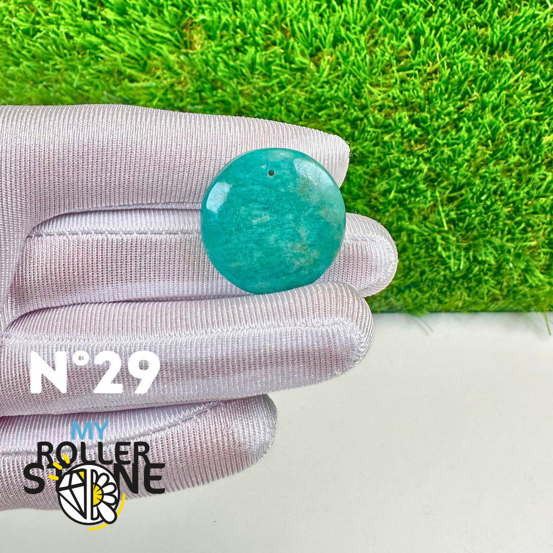 Pendentif Amazonite bleue