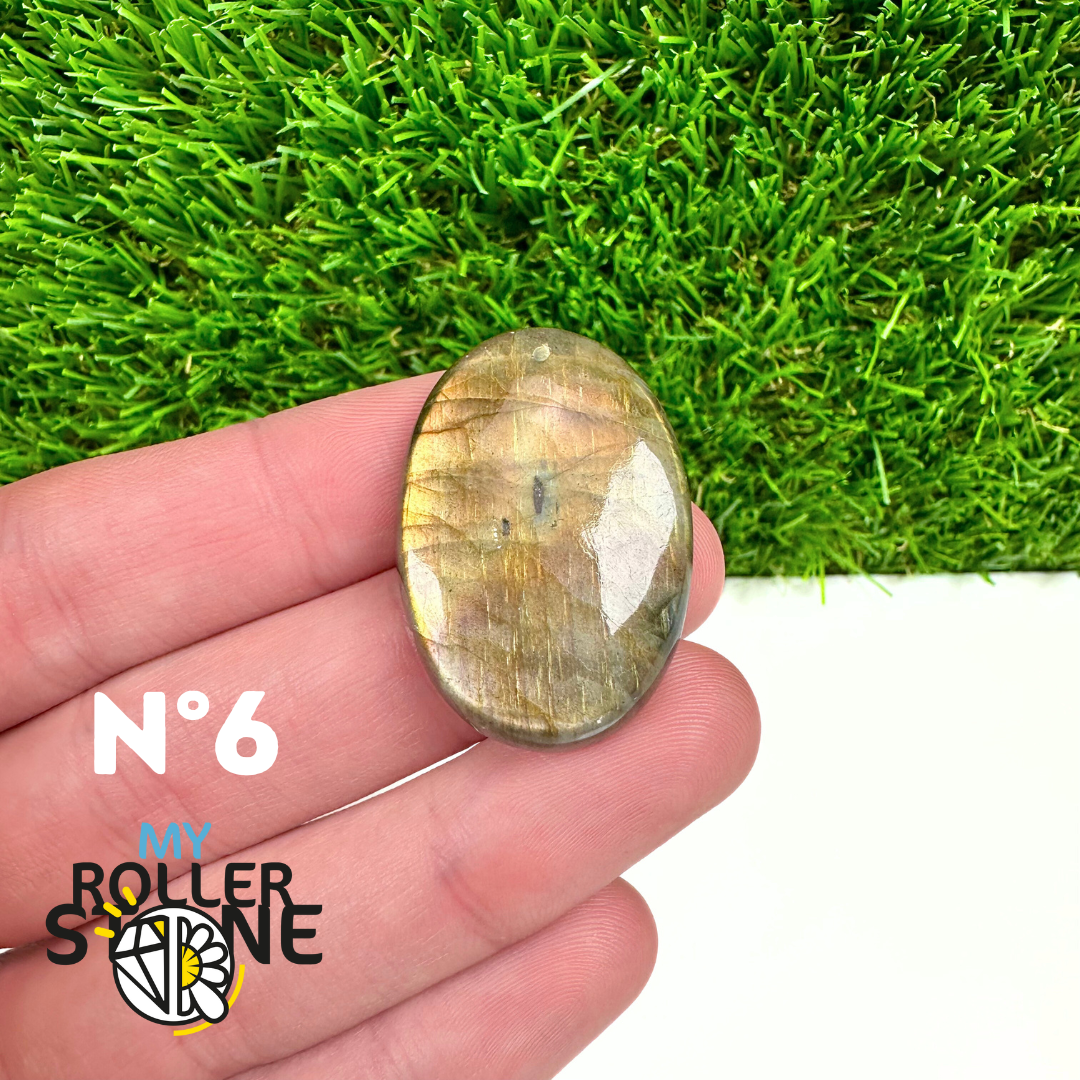 Pendentif Percé Labradorite Multi Fire 5A