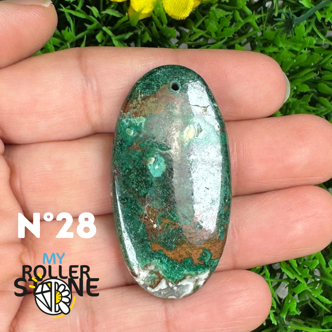 Pendentif Percé Chrysocolle