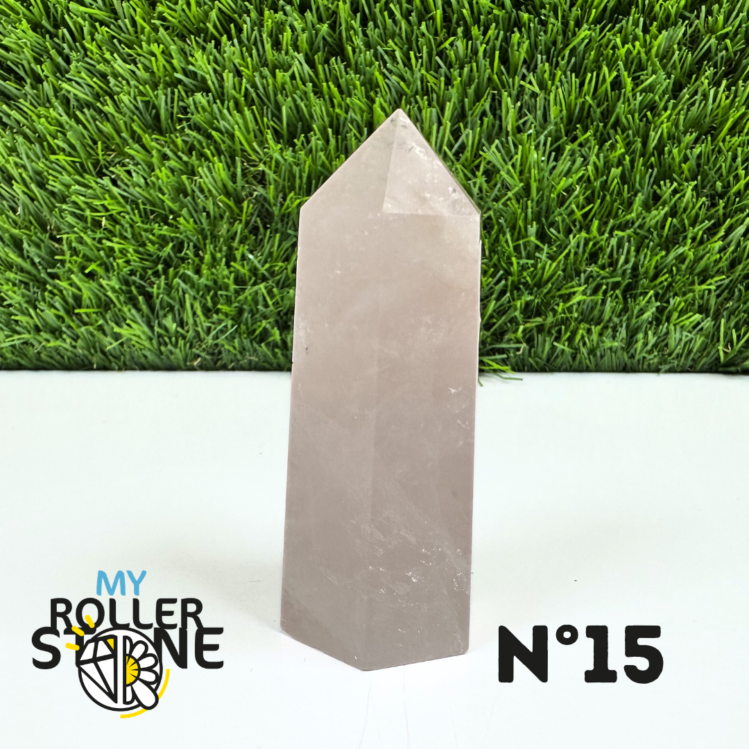 Pointes Pierre Quartz Rose