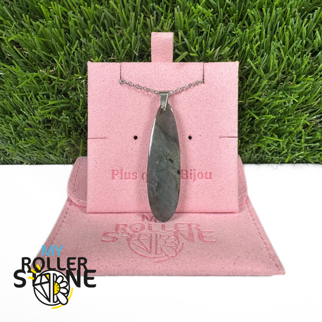 Pendentif Percé Labradorite Goutte