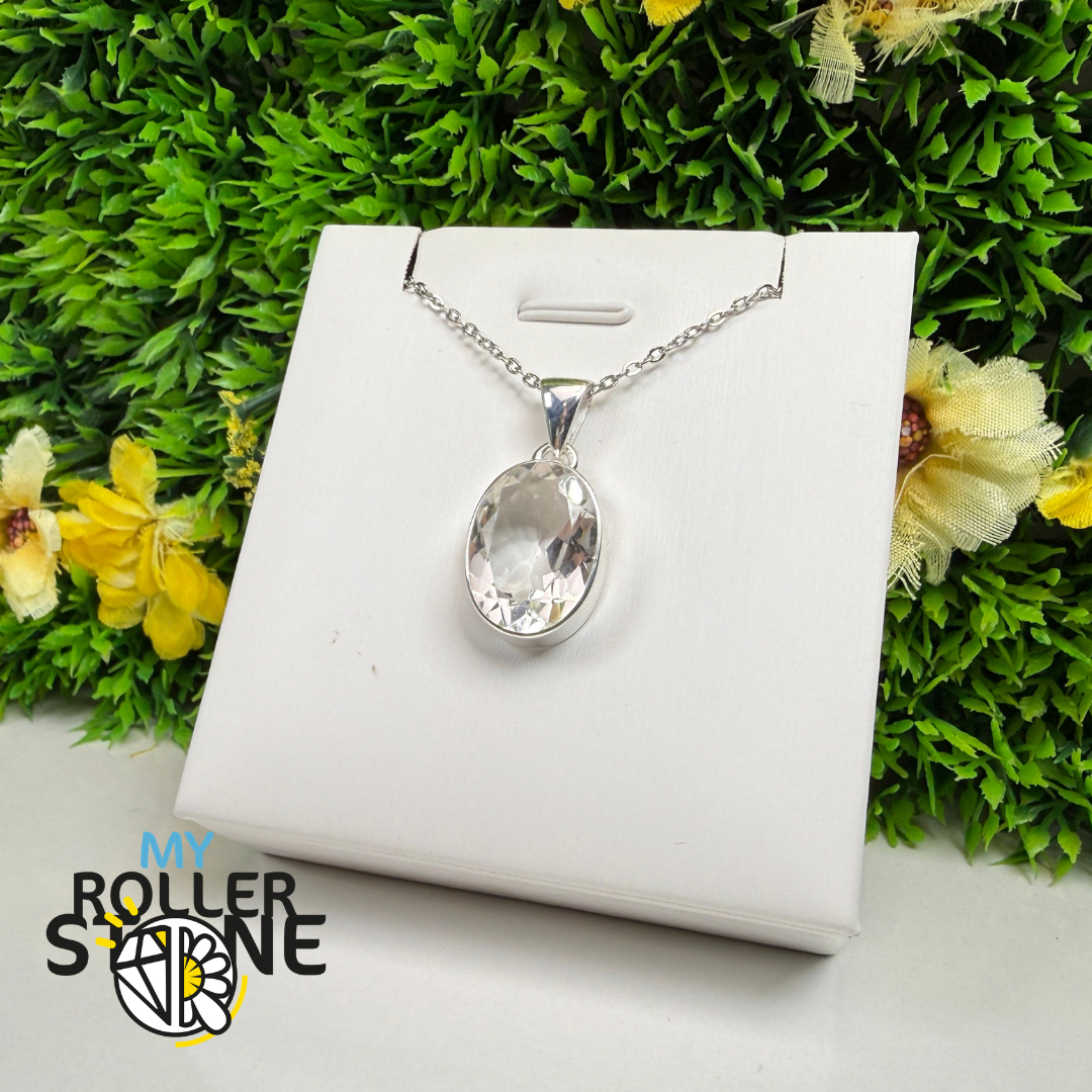 Pendentif Cristal de Roche Argent 925 – CRYP2
