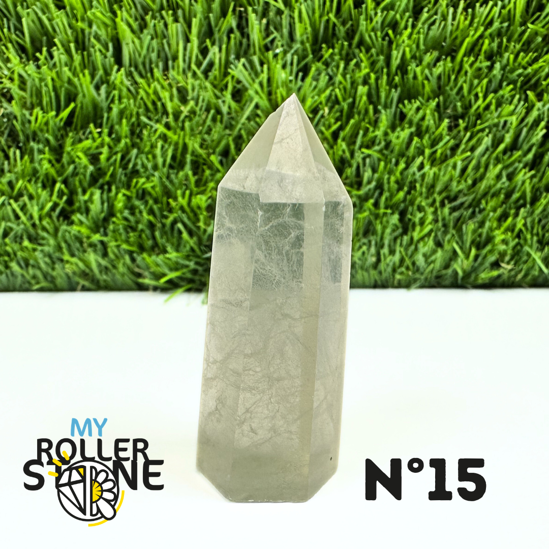 Pointes Pierre Fluorite Arc-en-Ciel Pastel