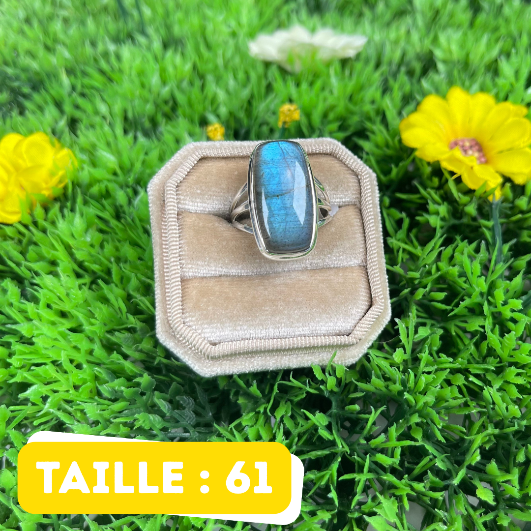 Bague Labradorite Bluefire #329