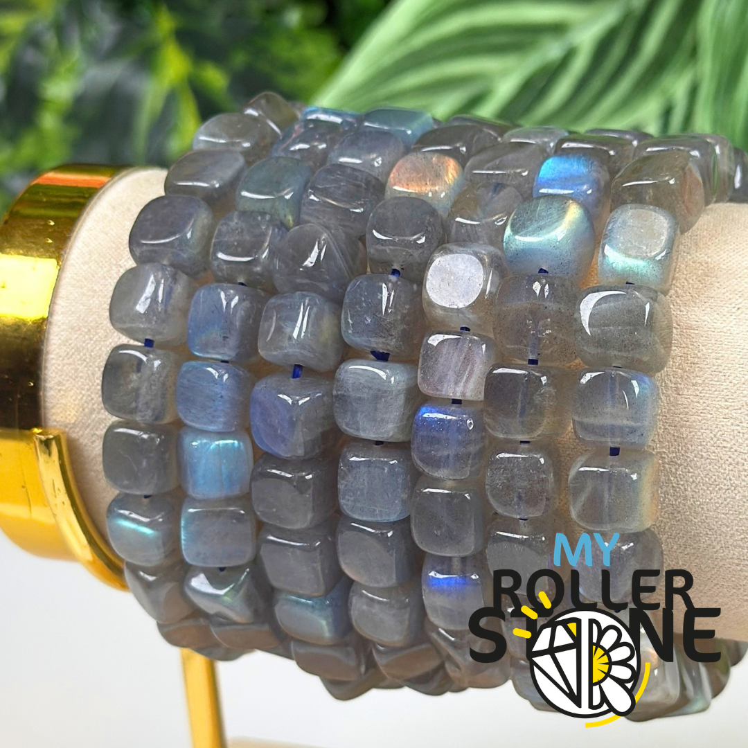 Bracelet en Labradorite Cube 5A