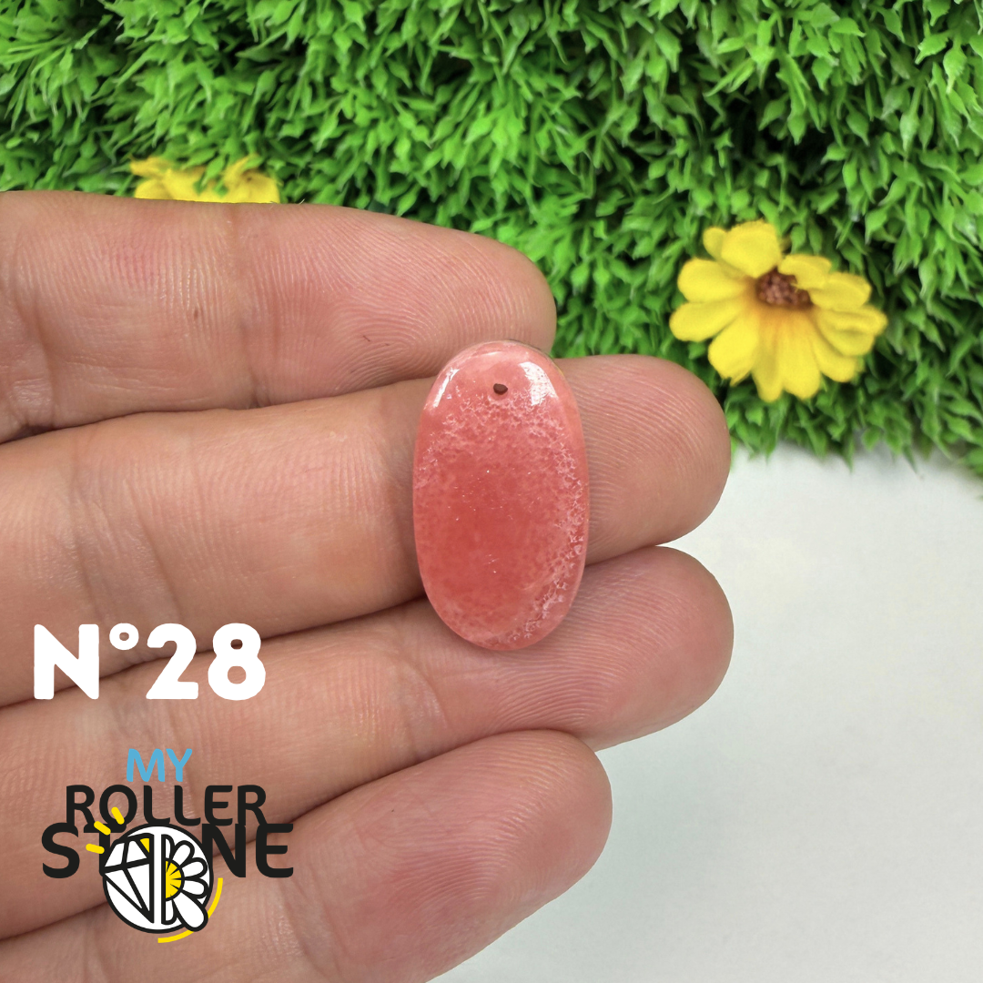 Pendentif percé Rhodochrosite Qualité gemme