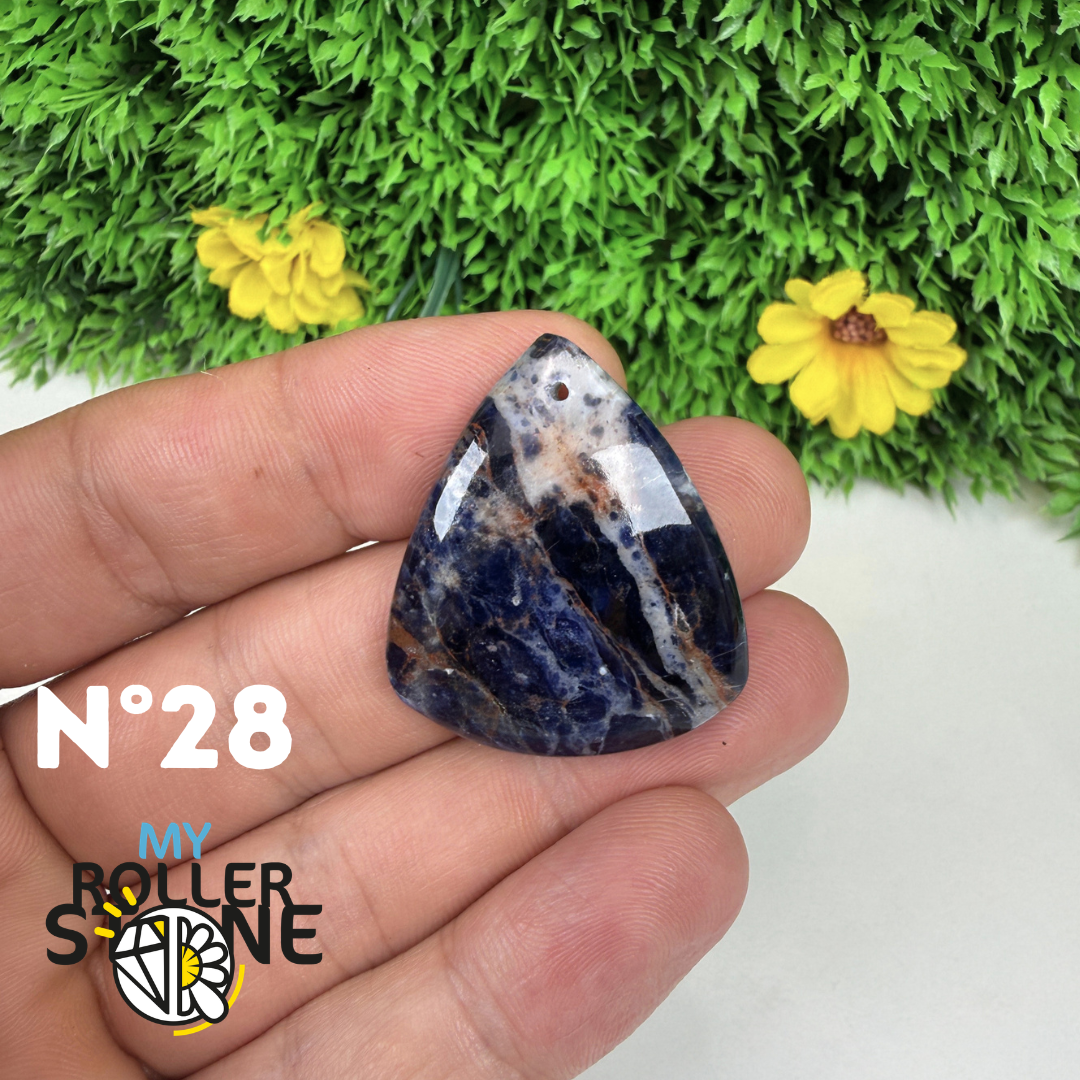 Pendentifs Percés Sodalite 5A