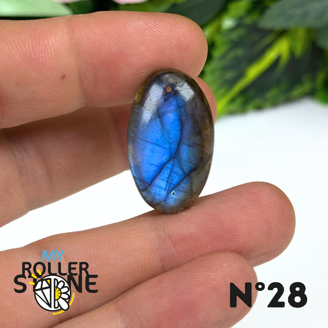 Pendentif Labradorite Blue fire percé 5A