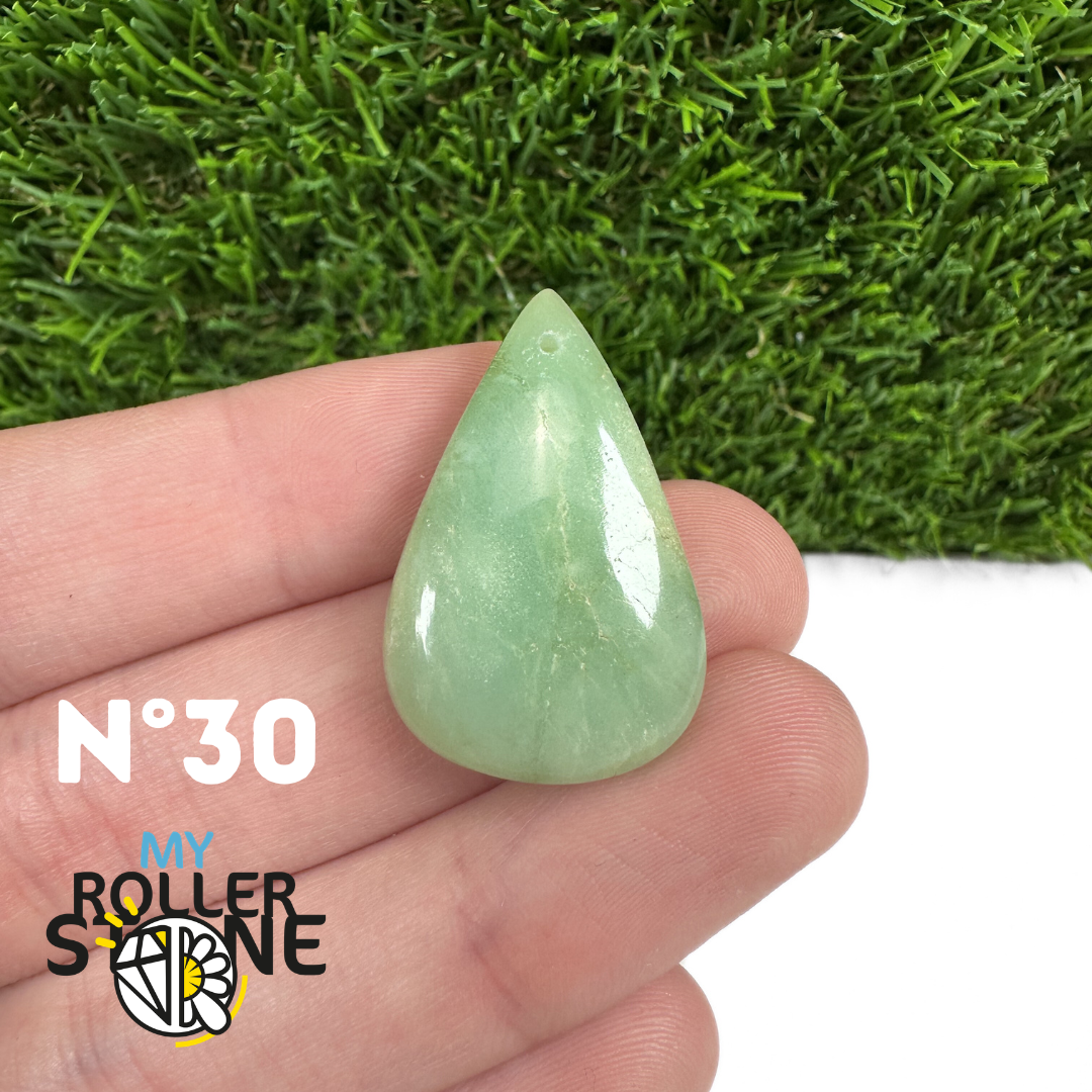 Pendentif Chrysoprase Percé