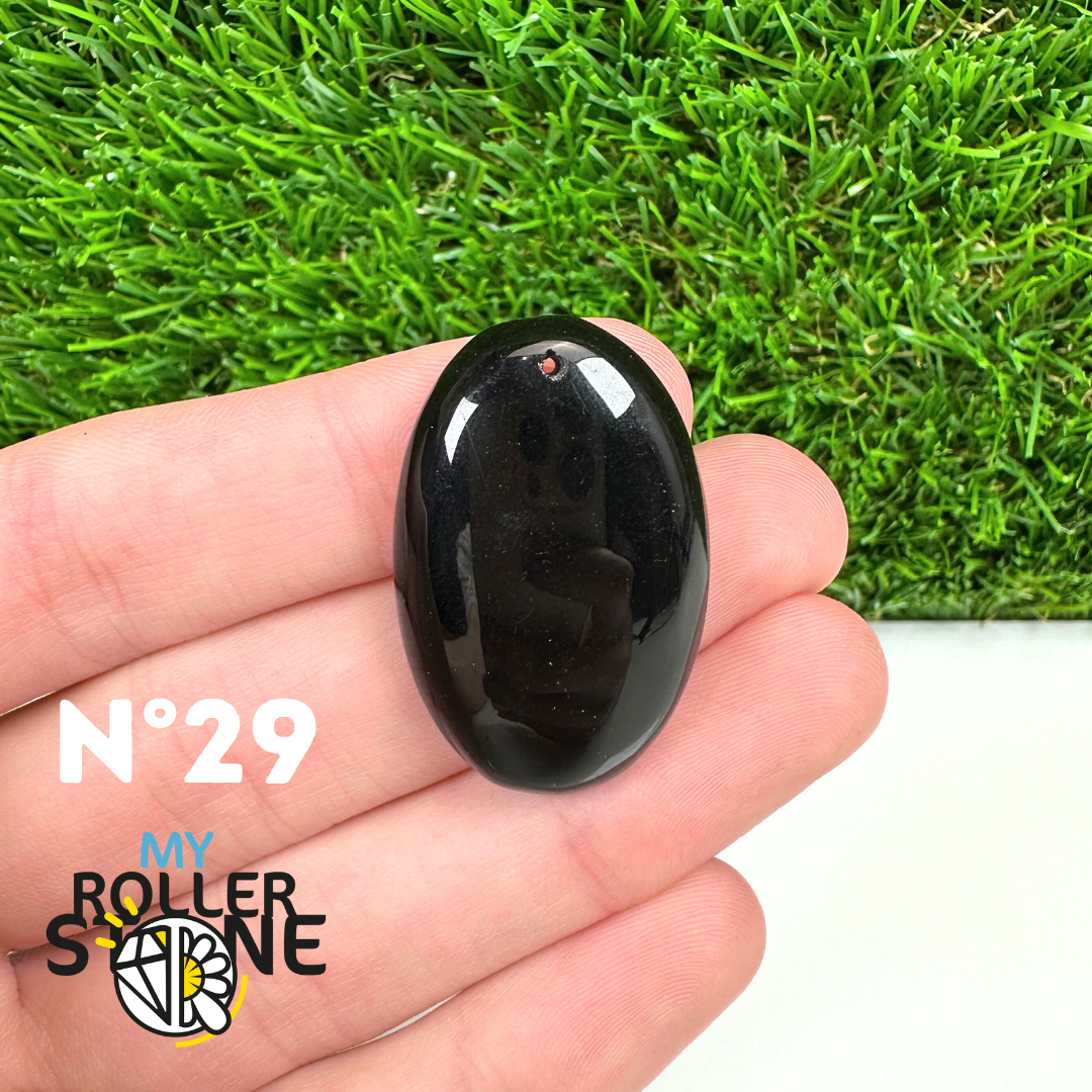 Pendentif Percé Tourmaline Noire