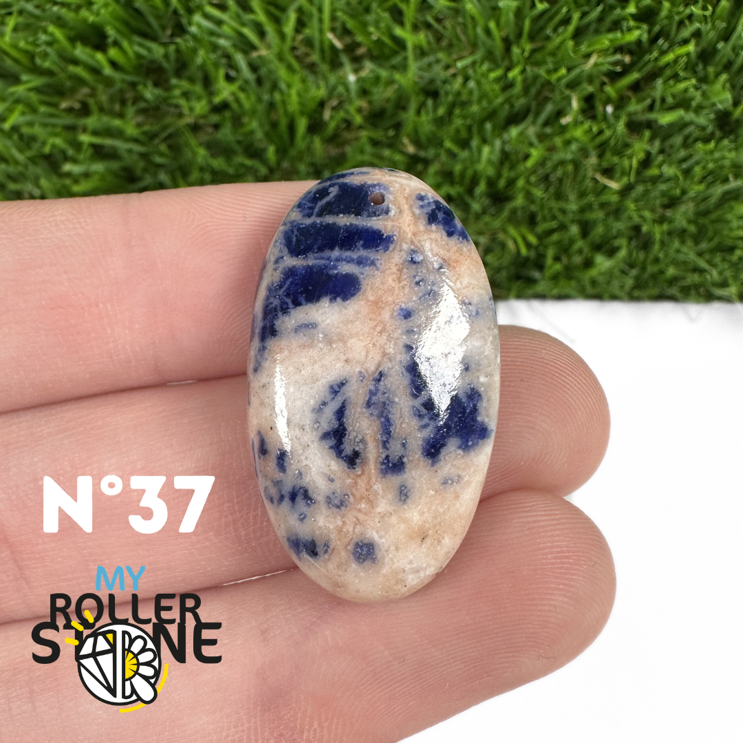 Pendentifs Sodalite Orange Forme Libre 5A