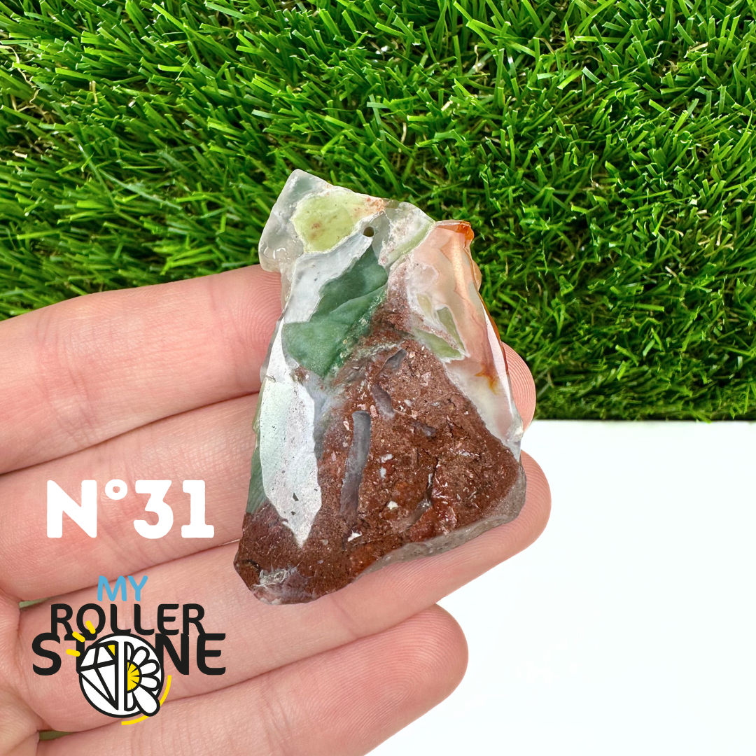 Pendentif Percé Aquaprase tranche 5A