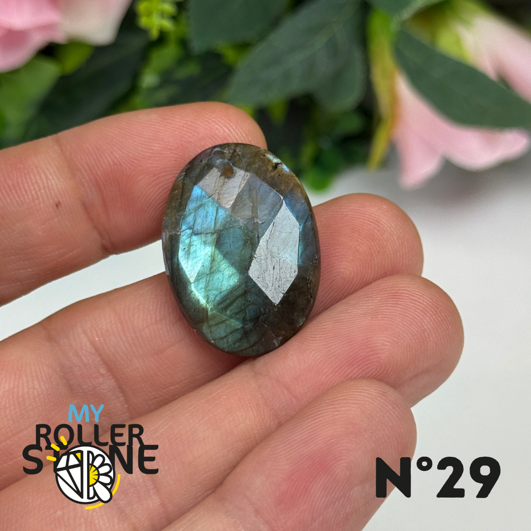 Pendentifs Labradorite Facettée Multi fire 5A