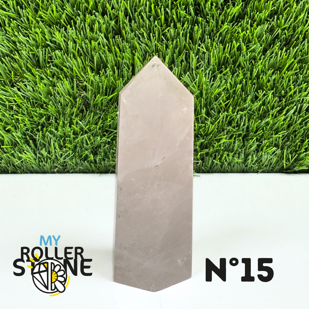 Pointes Pierre Quartz Rose