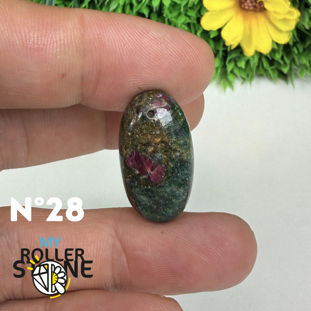 Pendentif percé Ruby Fushiste 5A