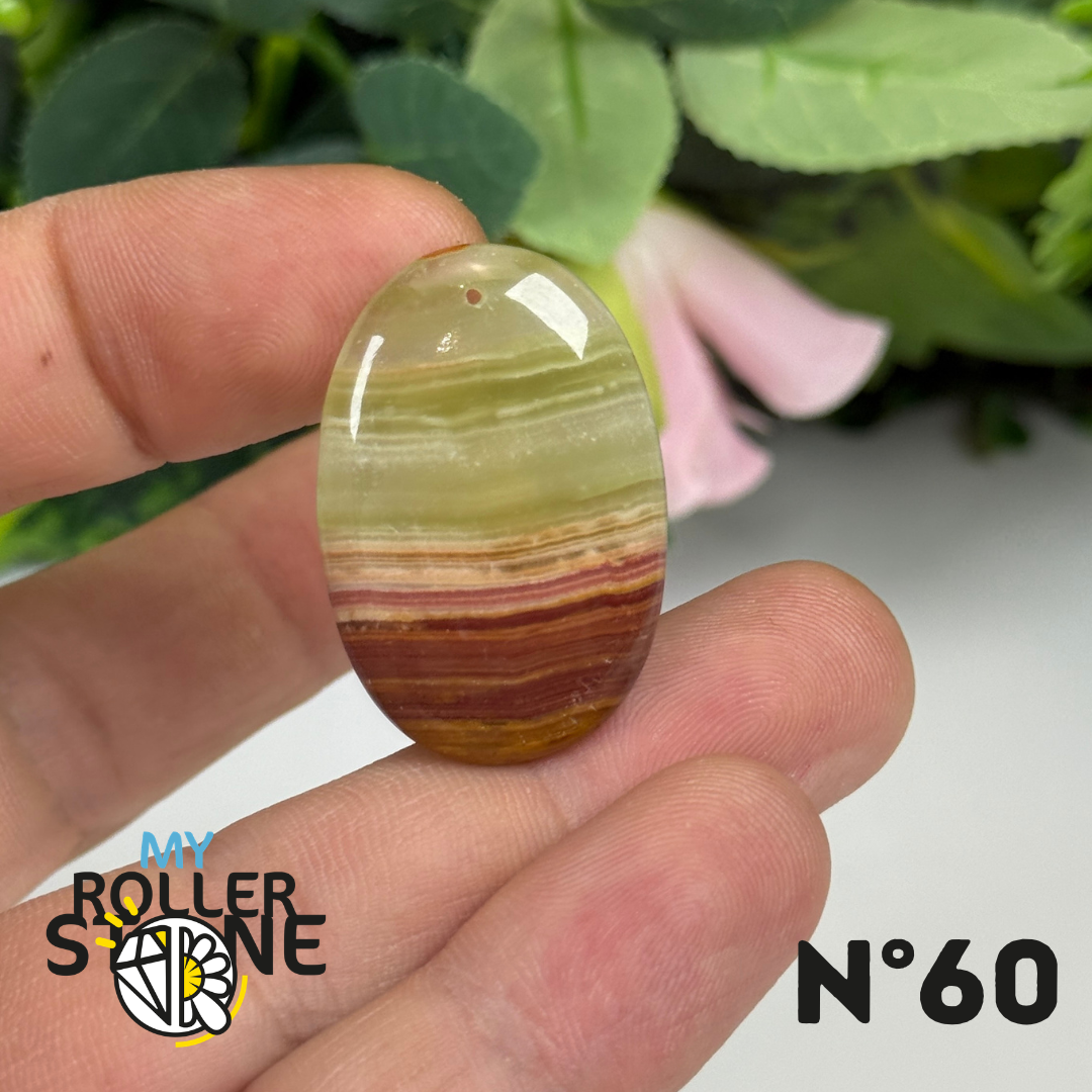 Pendentif Calcite Verte 5A Percé