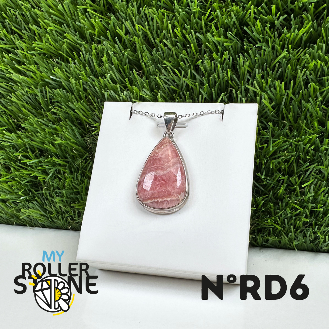 Pendentif Rhodochrosite Argent 925 #6