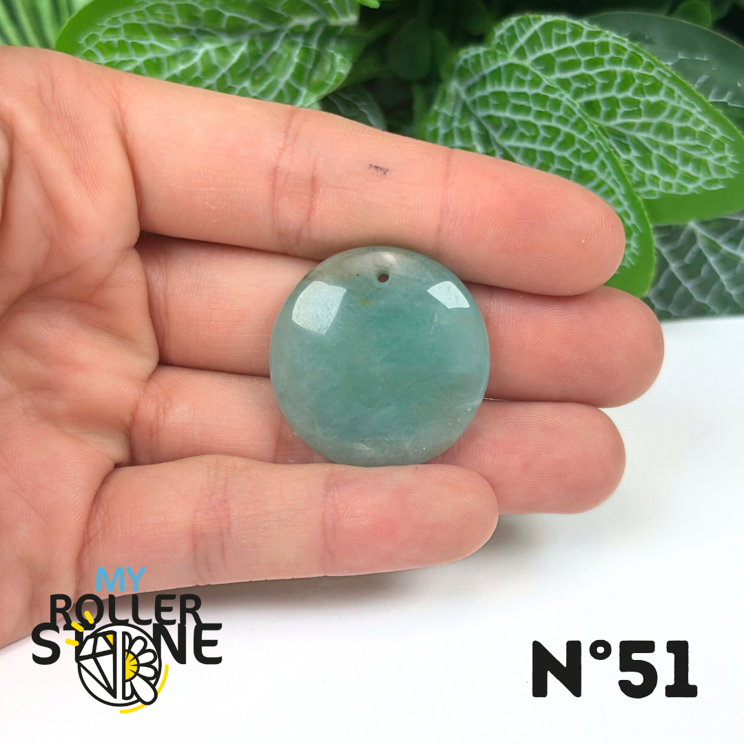 Pendentif Amazonite Brésil 5A