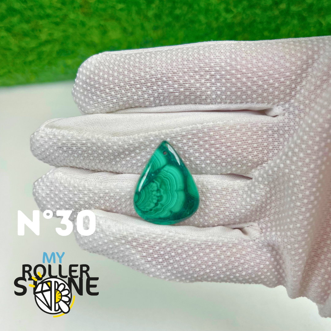 Pendentif Malachite 5A percé