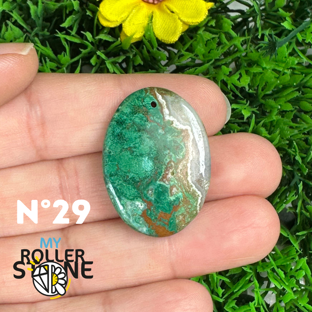Pendentif Percé Chrysocolle