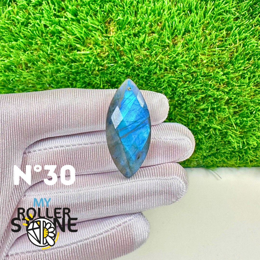 Pendentifs Labradorite blue fire Facettée 5A