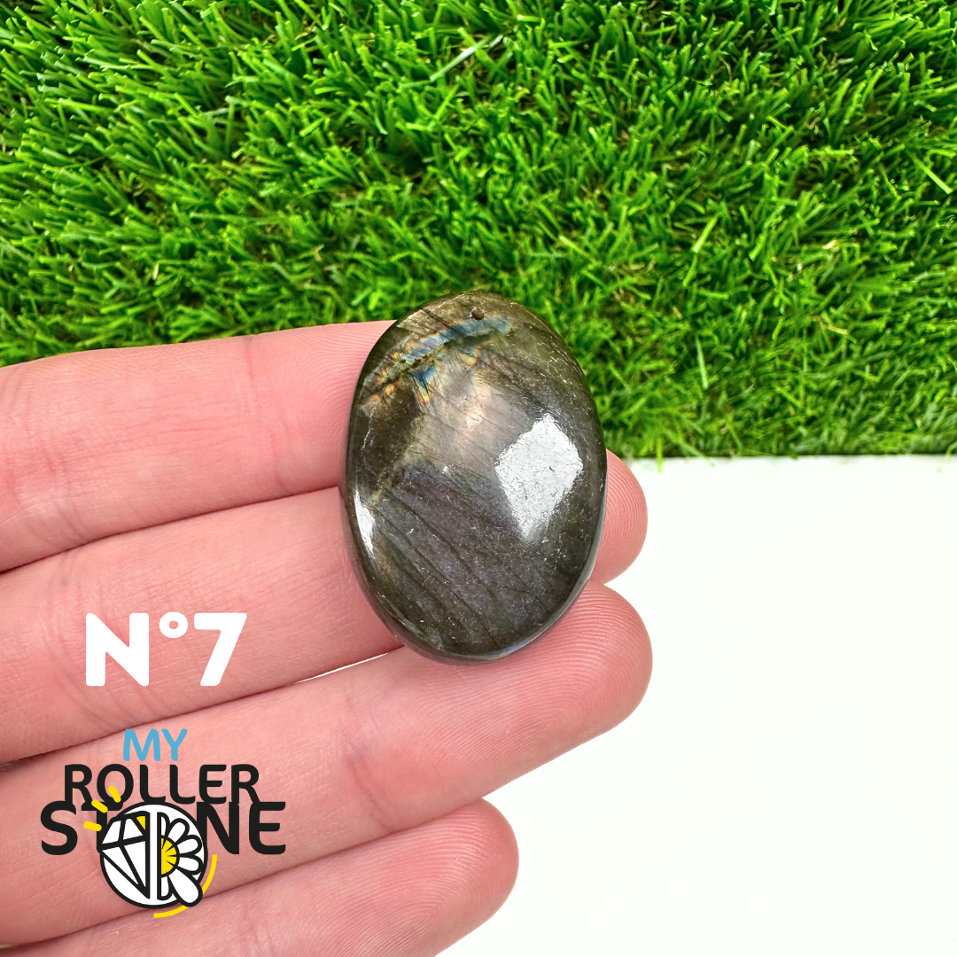 Pendentif Percé Labradorite Multi Fire 5A