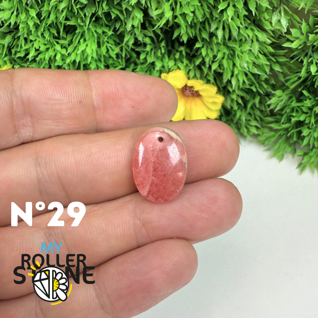 Pendentif percé Rhodochrosite Qualité gemme