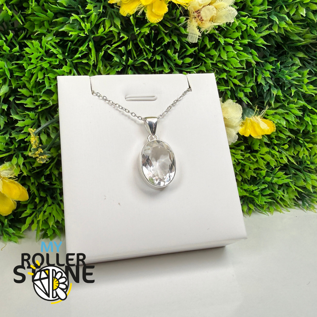 Pendentif Cristal de Roche Argent 925 – CRYP2