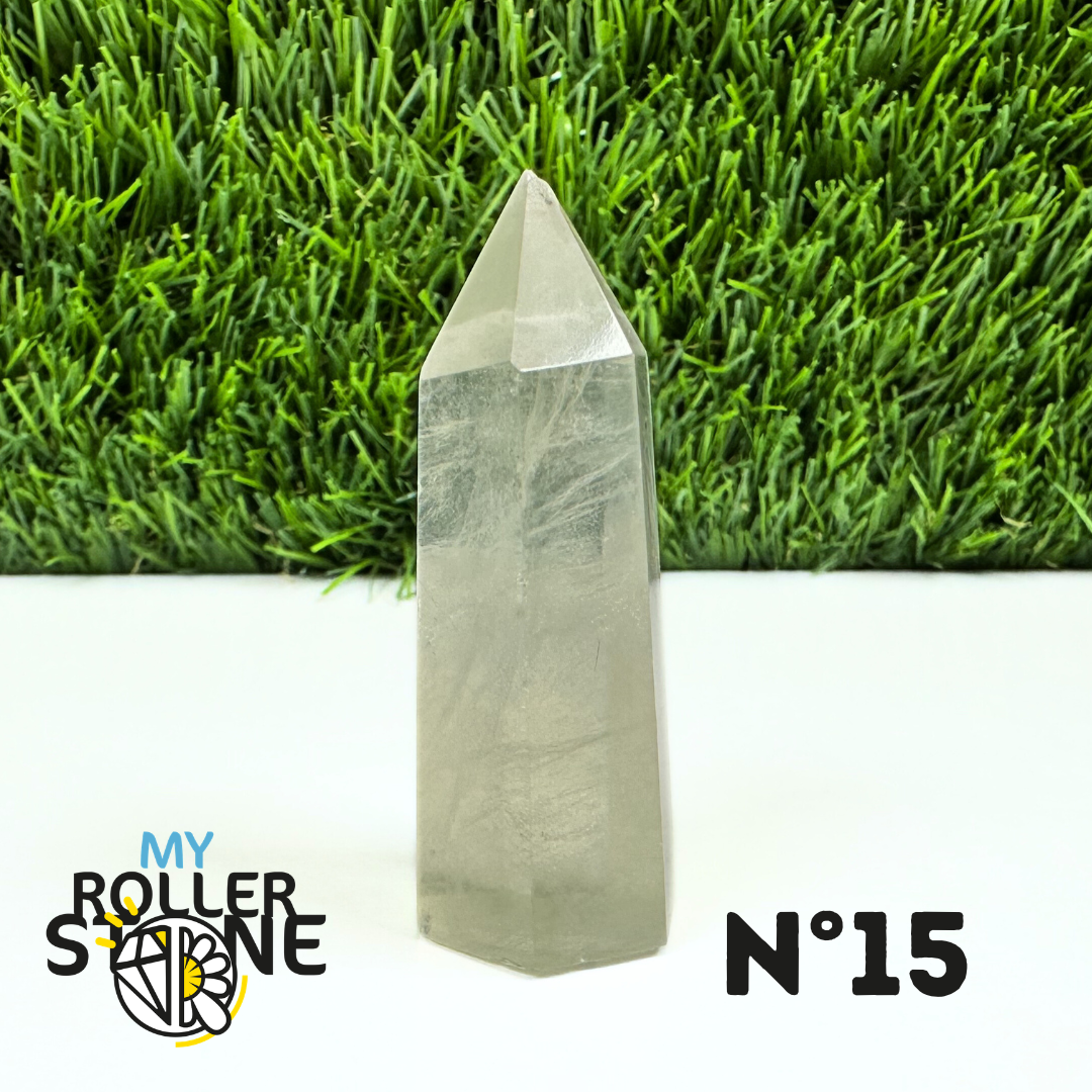 Pointes Pierre Fluorite Arc-en-Ciel Pastel