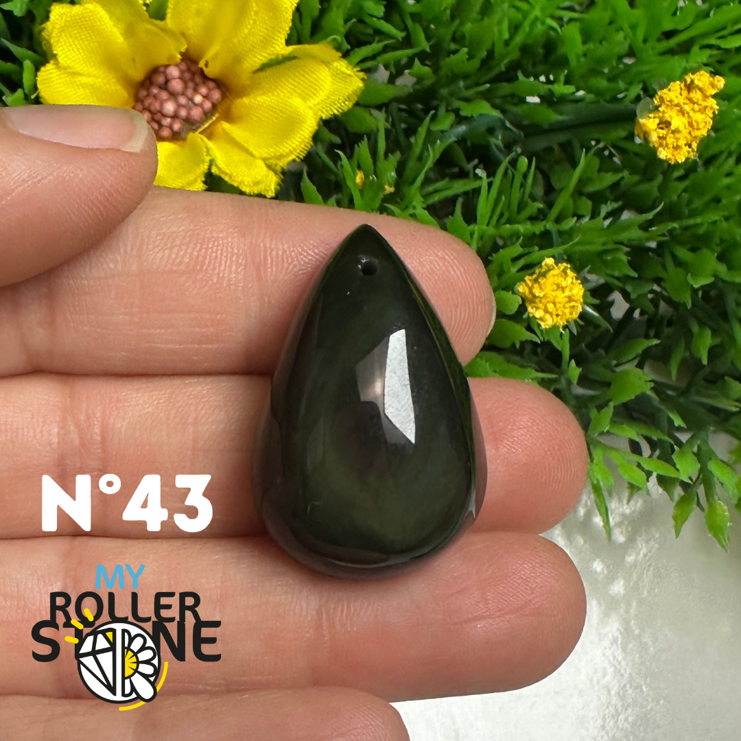 Pendentif Obsidienne Arc-en-Ciel 5A (Oeil céleste)