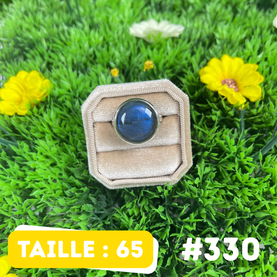 Bague Labradorite Bluefire #330