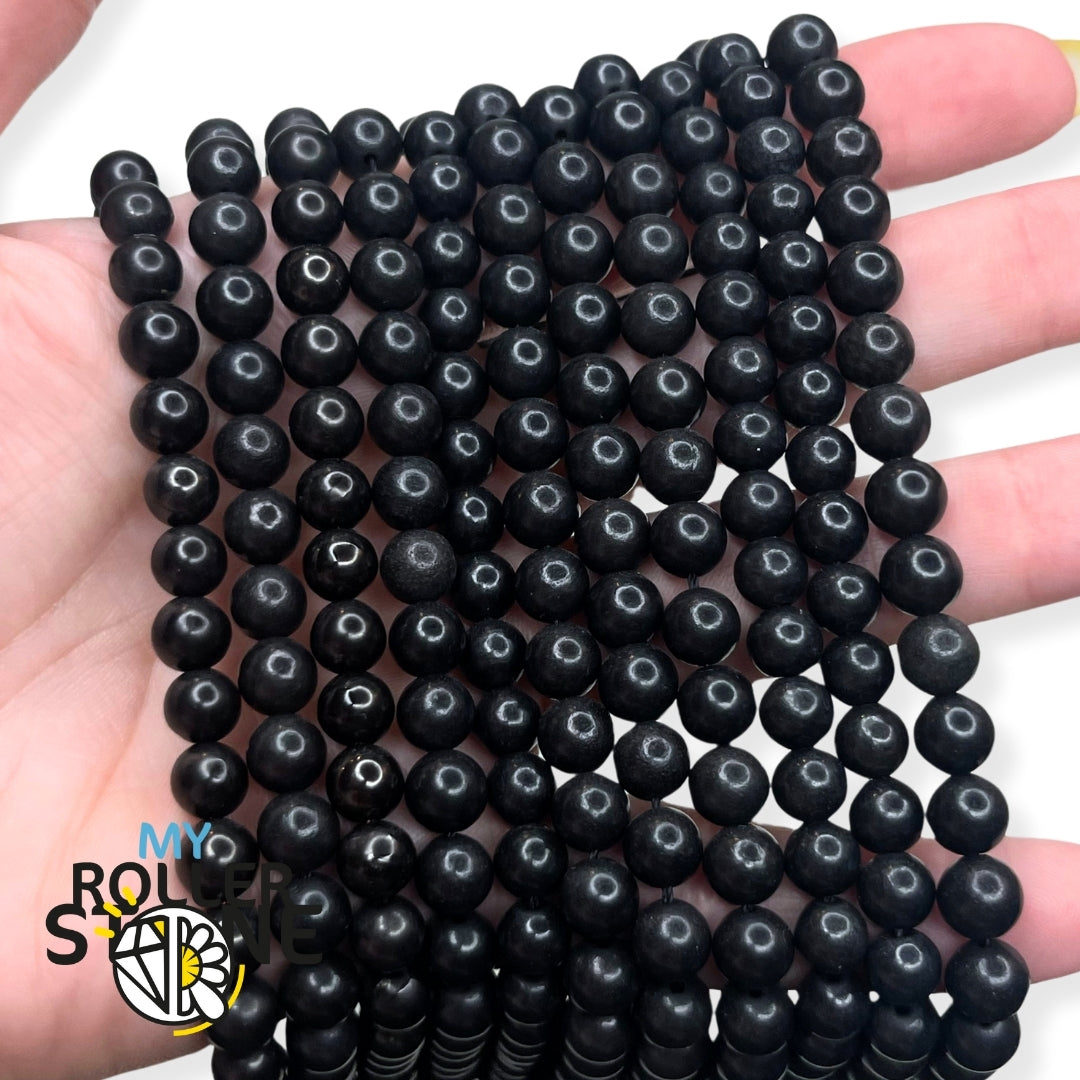 Perle Shungite 1A 6 MM