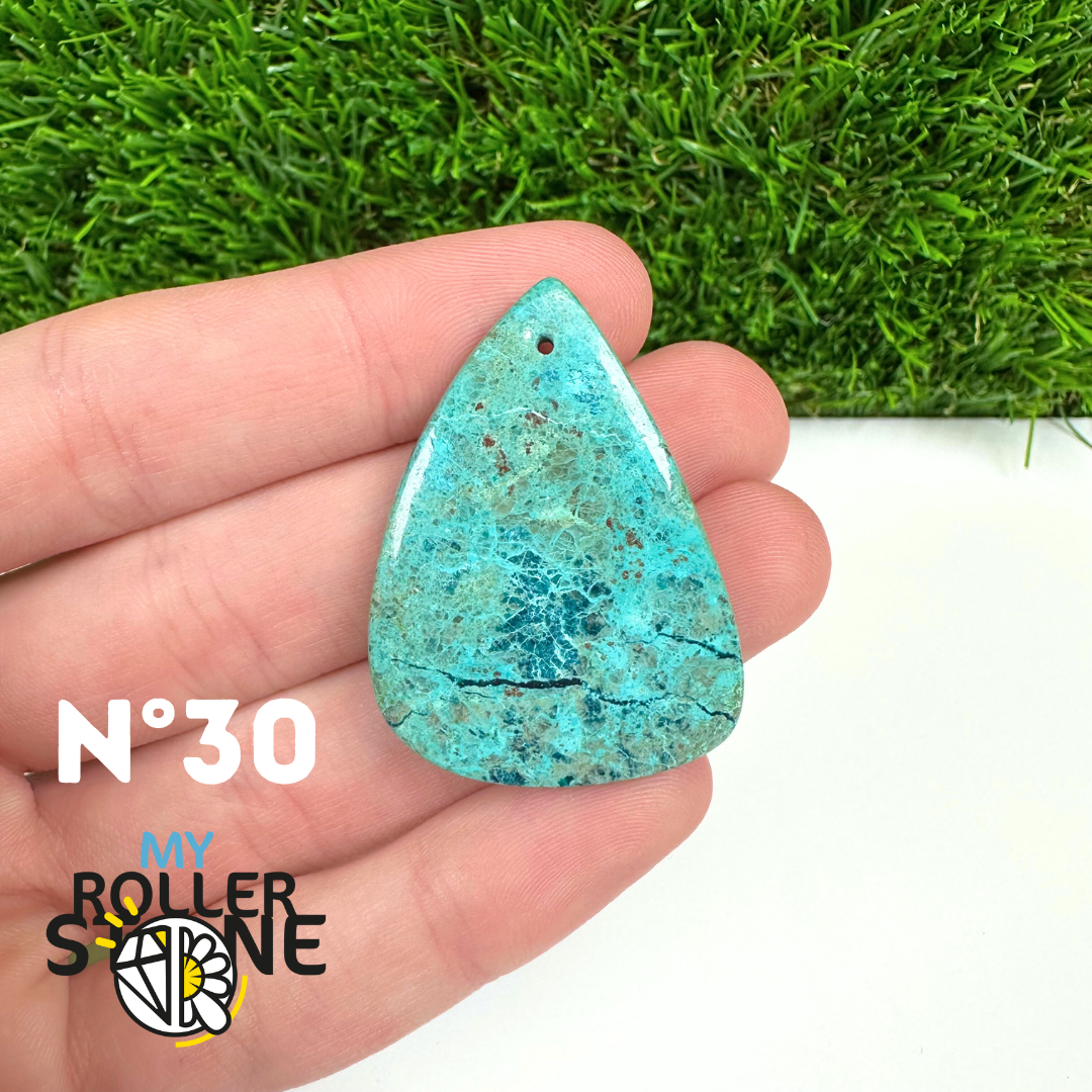 Pendentif Percé Shattuckite 5A