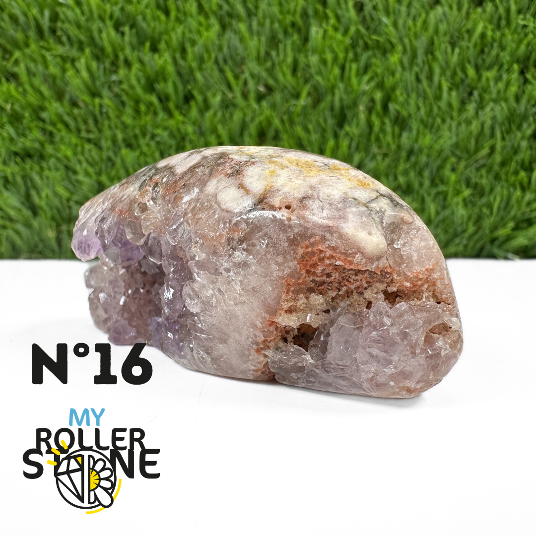 Géode Améthyste Rose du Brésil #16