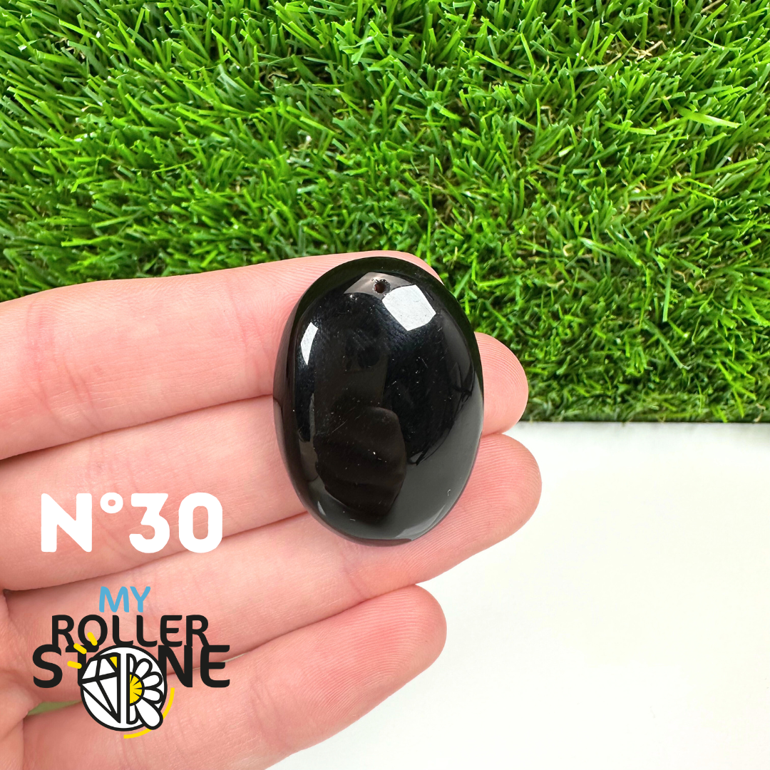 Pendentif Percé Tourmaline Noire