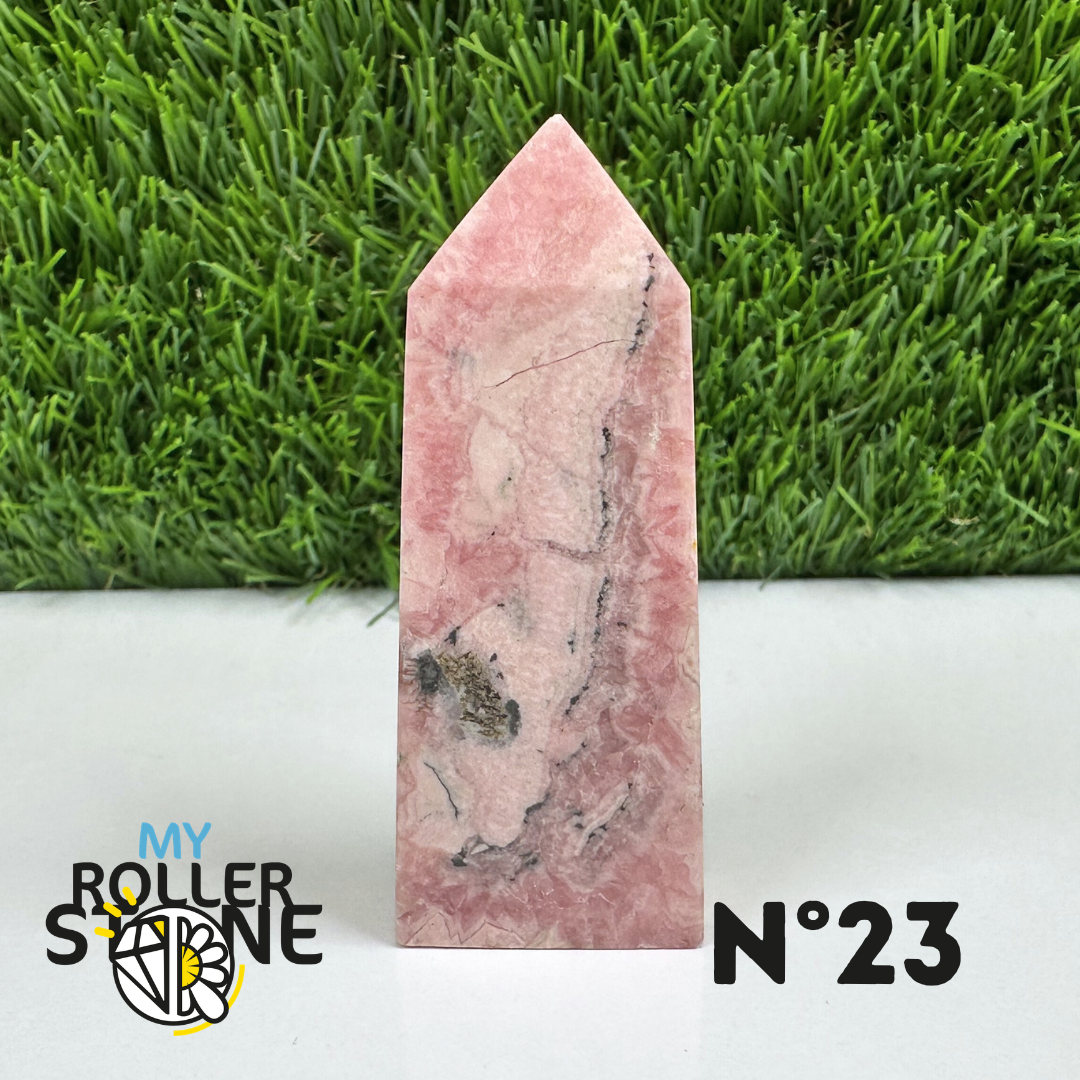 Pointes Pierre Rectangulaire Rhodochrosite