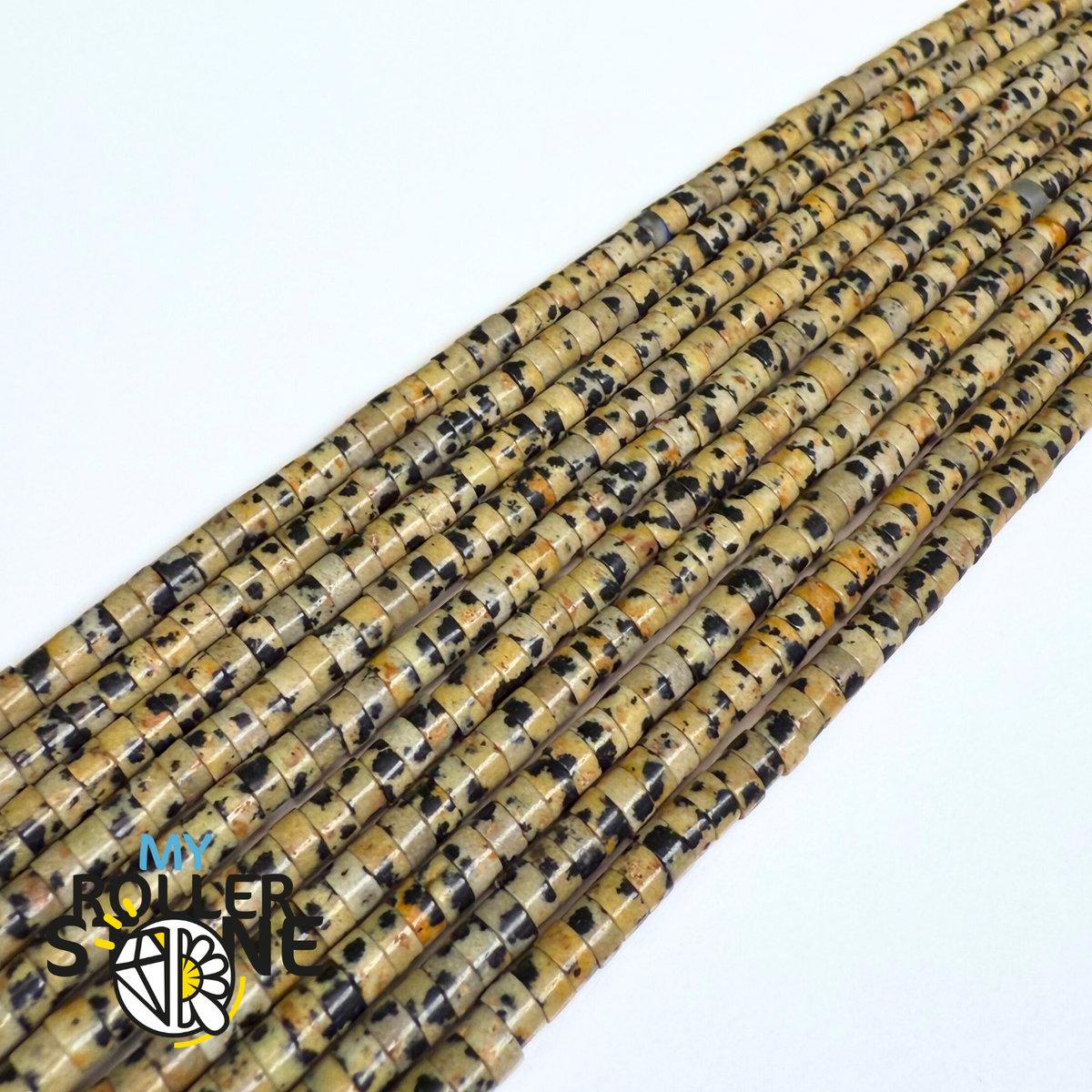 Perle heishi Jaspe Dalmatien