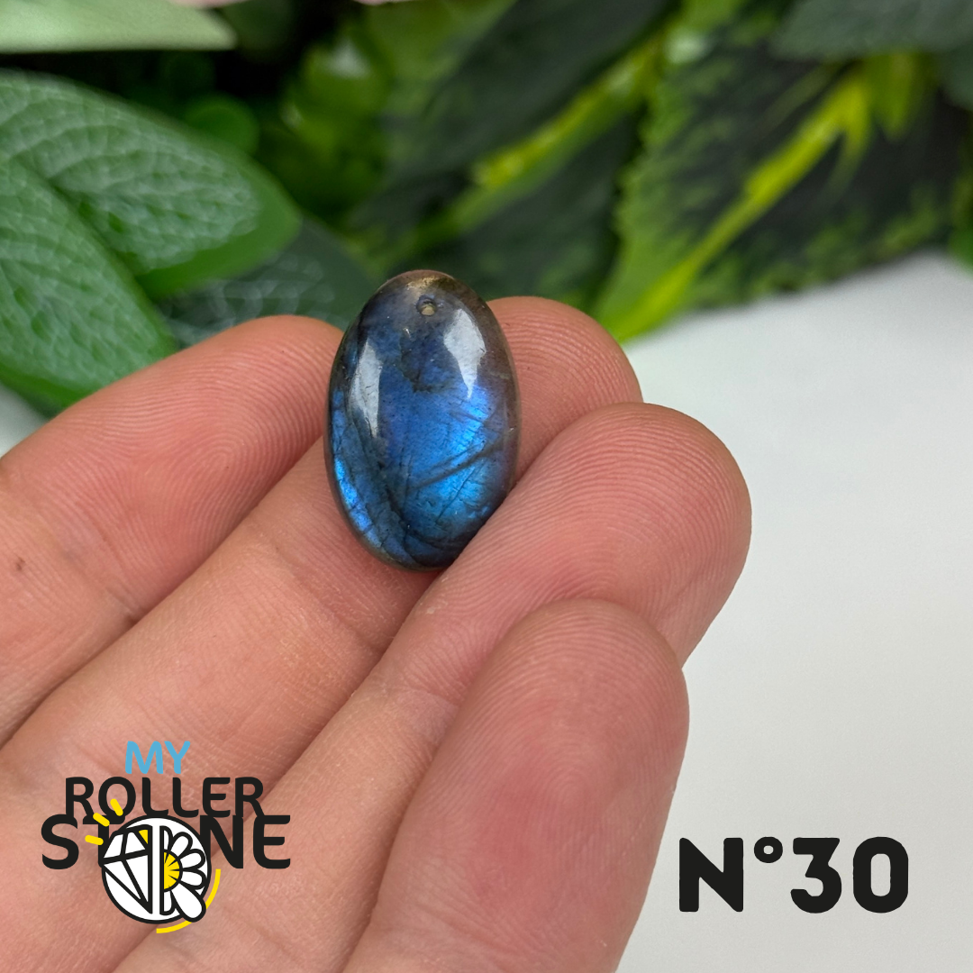 Pendentif Labradorite Blue fire percé 5A