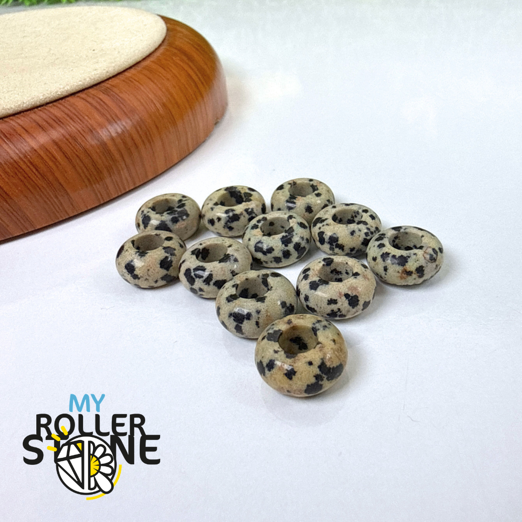 Perle Jaspe Dalmatien grand trou
