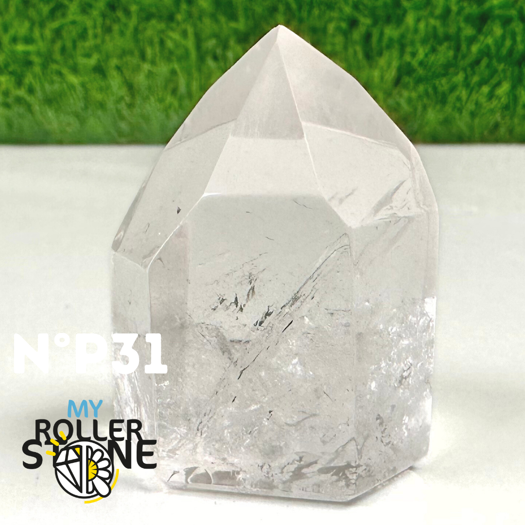 Pointe en Cristal de Roche Petite Taille