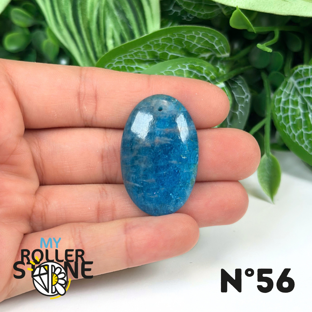 Pendentif Apatite bleue 5A