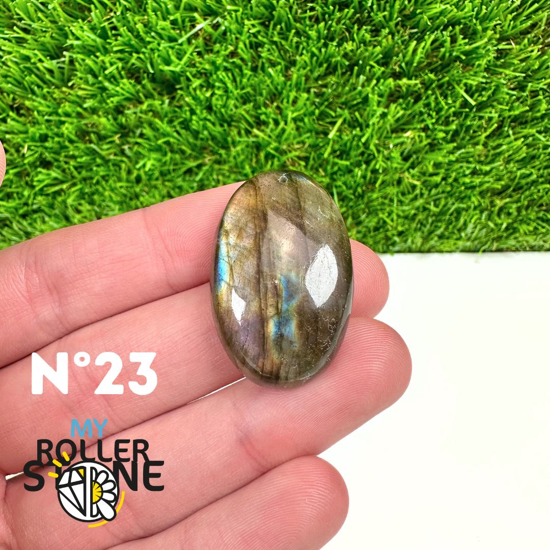 Pendentif Percé Labradorite Multi Fire 5A